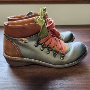 PIKOLINOS Multicolor Lace Up Boots